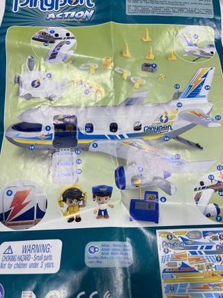 Avión Pinypon con accesorios