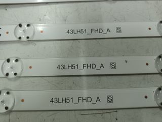 Kit Tiras LED LG43LK5100PLA, (Ref-20)