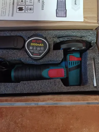 Mini Amoladora Inalámbrica 12V