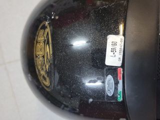 Casco Moto Negro + Guantes Talla M