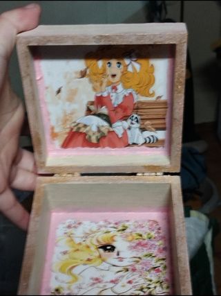 Caja de madera decorada Candy Candy