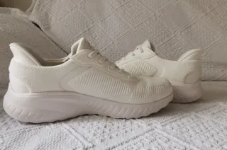 Zapatillas Skechers Slip On Talla 39 Blancas