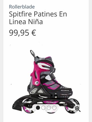 Rollerblade Spitfire Patines En Linea niña