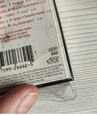 Lou Reed - Magic and Loss DCC