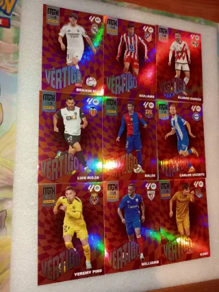 Panini Vértigo Mega Crack Fútbol Cards