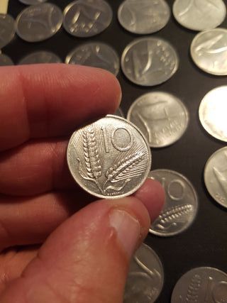 Lotto 47 Monete 10 Lire Repubblica Italiana UNC