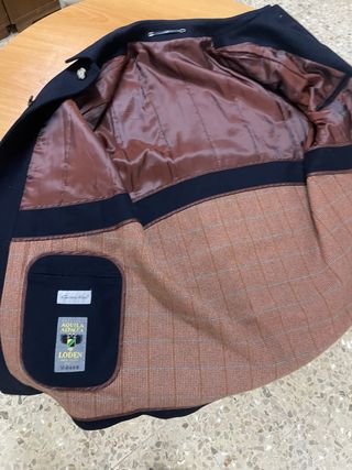 Abrigo Loden Azul Talla L