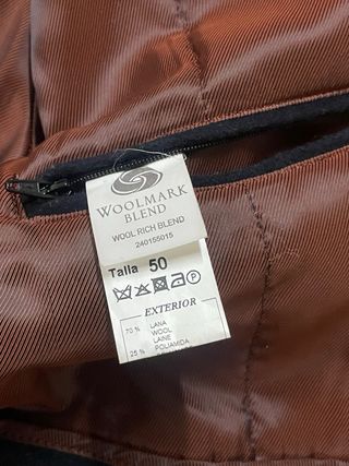 Abrigo Loden Azul Talla L