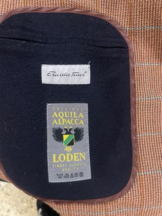 Abrigo Loden Azul Talla L