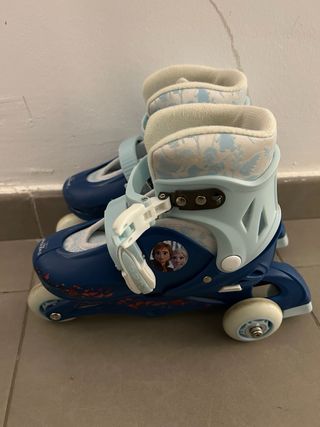 Patines y protecciones Frozen