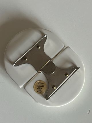 3 Fibbie per cintura bianca