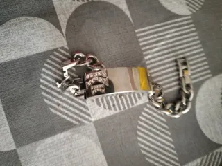 Reloj de pulsera mujer eslabones plateado