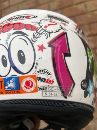 Casco Jet Shiro Comics II Infantil Talla s 54/55cm