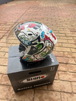 Casco Jet Shiro Comics II Infantil Talla s 54/55cm