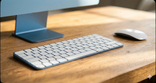 iMac M1 con Touch ID y cable de red