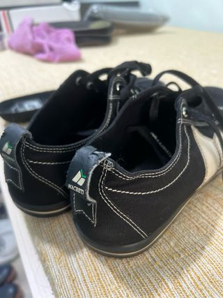 Zapatillas Macbeth Hombre Negras y Blancas