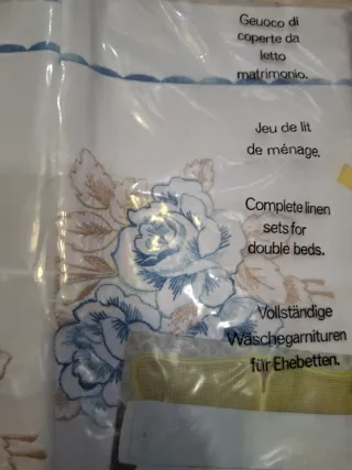 Juego de cama matrimonio floral