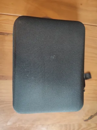 Dron plegable negro con mando y 3 baterías