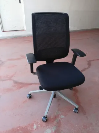 Silla Steelcase Reply Air Negra brazos 3D 2 unidad