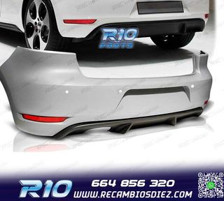 PARAGOLPES TRASERO PARA VOLKSWAGEN VW GOLF 6 LOOK GTI PDC