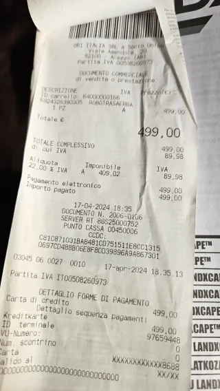 Robot tagliaerba Landscape 500mtq