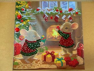 Diamond Painting 30x30 cm Natale Topi