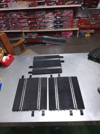 Ninco 3 medias rectas usadas