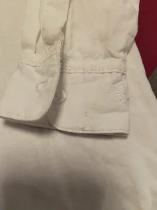 Camisa fallero blanca algodón 100%