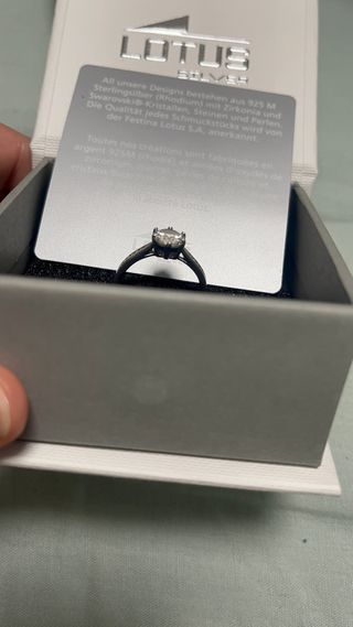 Anillo Lotus Silver Circonita Plata