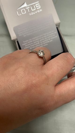 Anillo Lotus Silver Circonita Plata