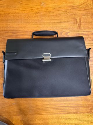 Borsa cartella Piquadro in pelle nera