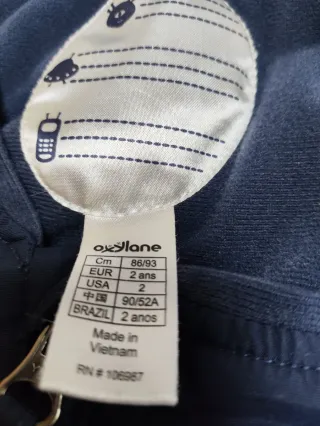 Pantalón de esquí para bebé talla 2
