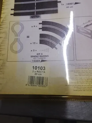 Ninco Blíster Media Recta 20 cm