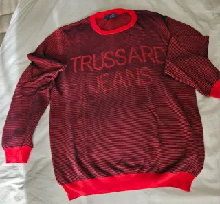 Maglia Trussardi Jeans righe rosse e nere