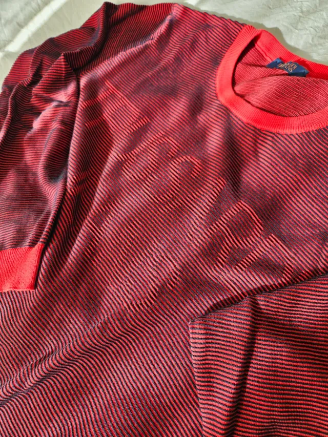 Maglia Trussardi Jeans righe rosse e nere