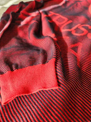 Maglia Trussardi Jeans righe rosse e nere