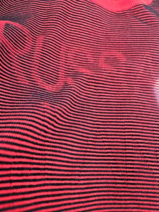 Maglia Trussardi Jeans righe rosse e nere