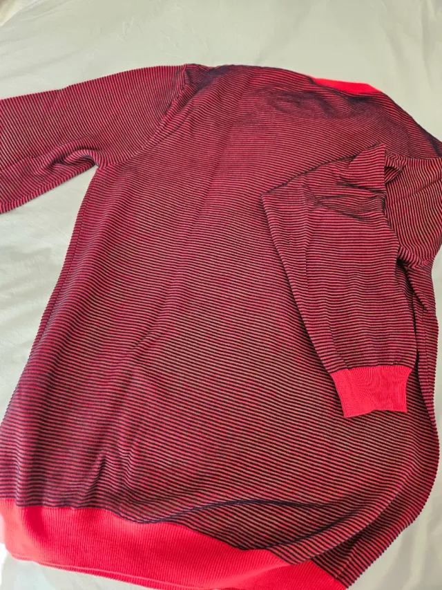 Maglia Trussardi Jeans righe rosse e nere