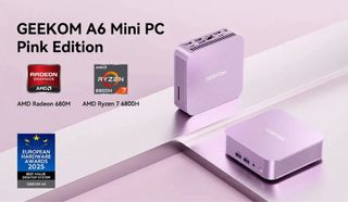 Geekom Edición Rosa Ryzen 7 6800H 32GB RAM 1TB SSD