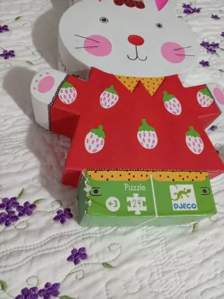 Lote Puzzles Djeco 36 y 24 piezas + 3 años.