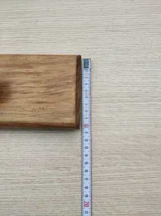 Perchero Rústico Madera y Metal