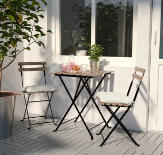 Mesa y 2 Sillas de Jardín Nuevas