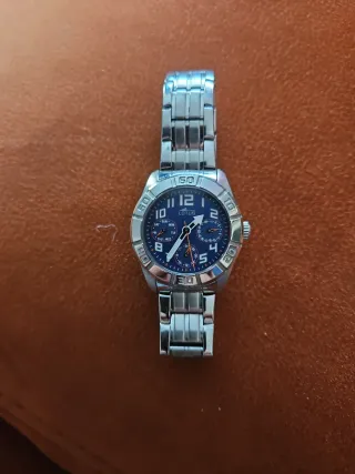 Reloj Lotus Mujer Azul y Plateado