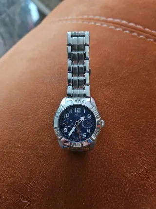 Reloj Lotus Mujer Azul y Plateado