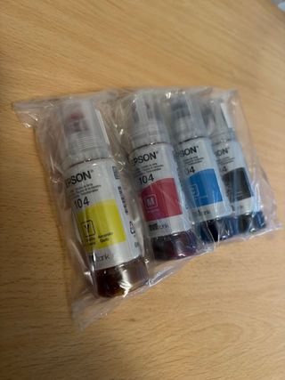 Pack 4 Tintas Epson 104 Originales