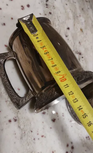 2 Jarras tazas antiguas metal