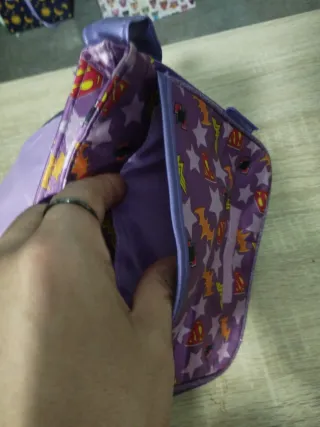 Bolso DC Super Hero Girls Niñas Morado