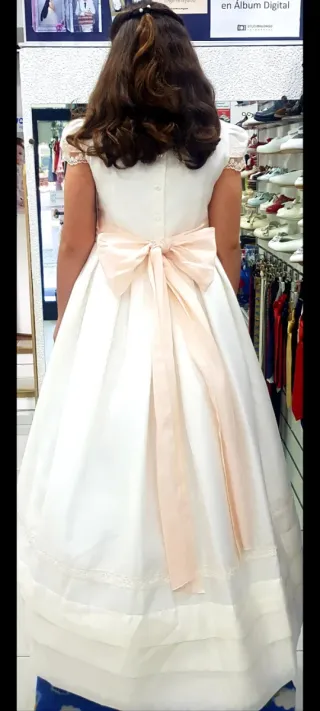 Vestido de comunión blanco niña Talla 130cm