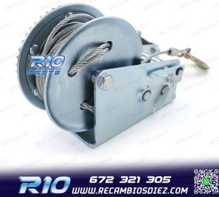 CABRESTANTE PROFESIONAL 1500KG Y 10 METROS