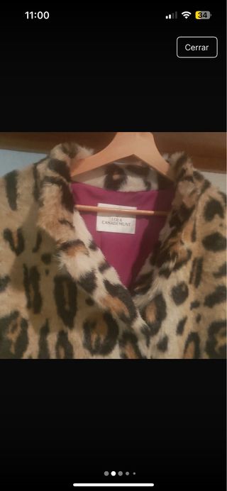 Abrigo Lola Casademunt Leopardo